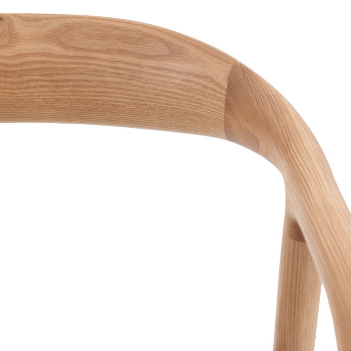 Ghedi Cabrera Upholstered Dining Chair Oak 2pk — SantoLusso®