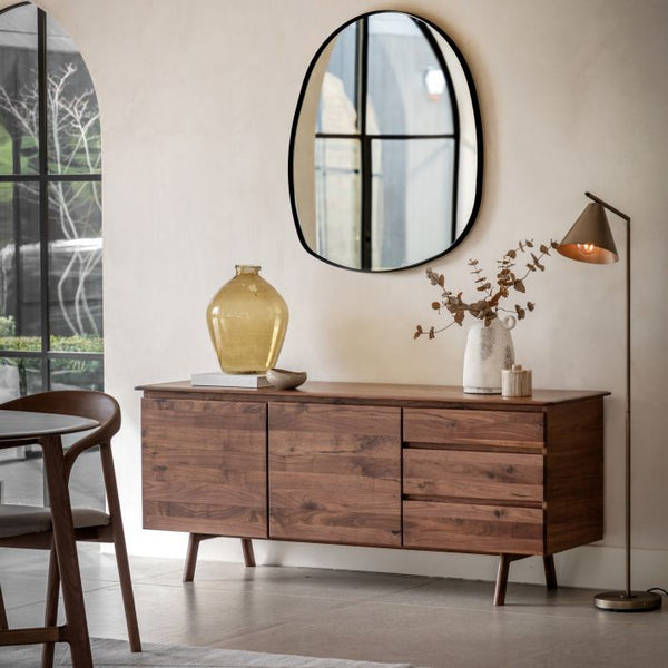 Ghedi Cabrera 2 Door 3 Drawer Sideboard Walnut — SantoLusso®