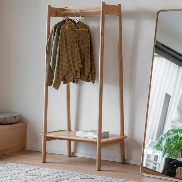 Ghedi Lencia Open Wardrobe Oak — SantoLusso®