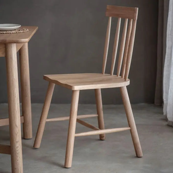 Ghedi Lencia Dining Chair Oak — SantoLusso®