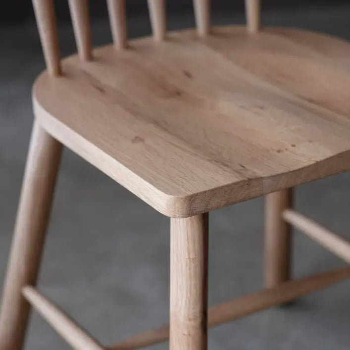 Ghedi Lencia Dining Chair Oak — SantoLusso®
