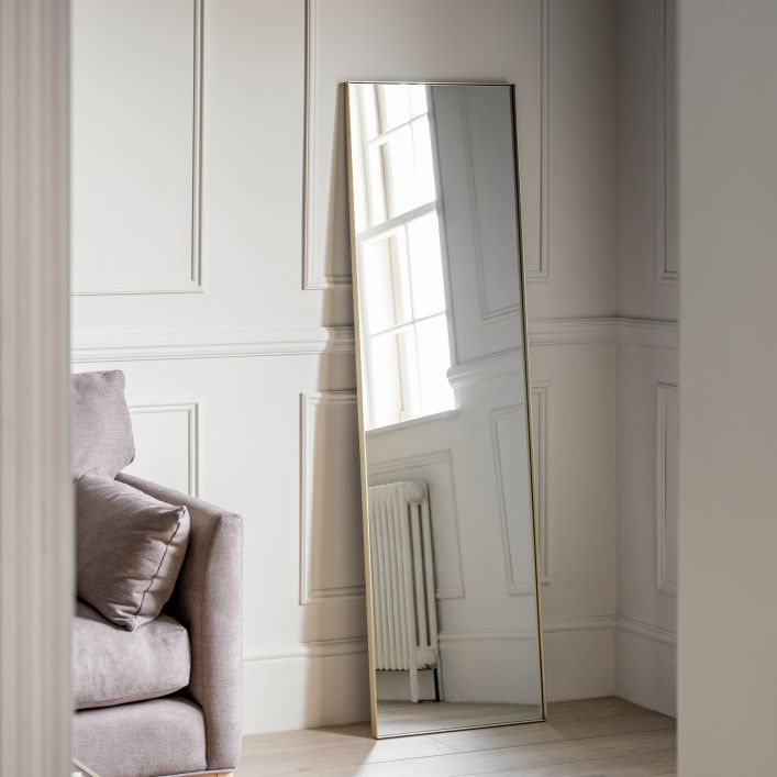 Ghedi Castrilli Leaner Mirror Champagne — SantoLusso®