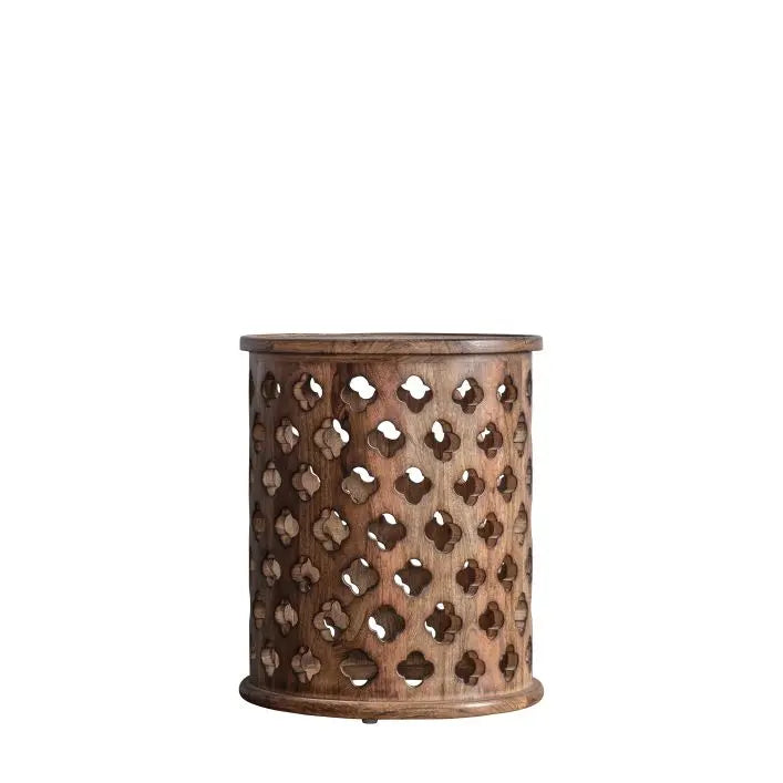 Ghedi Cameo Side Table Natural — SantoLusso®