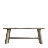 Ghedi Bornova Bench Natural Rustic Small — SantoLusso®