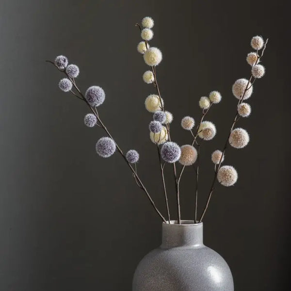 Ghedi Pom Pom Spray (6pk) Pale Grey — SantoLusso®