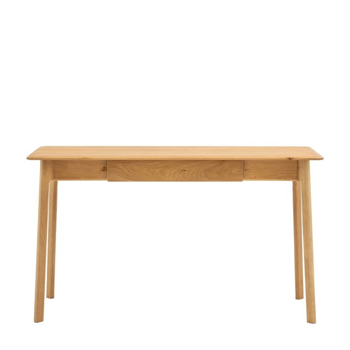 Ghedi Cabrera 1 Drawer Desk Oak — SantoLusso®