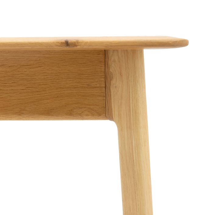 Ghedi Cabrera 1 Drawer Desk Oak — SantoLusso®