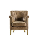 Ghedi Serpis Armchair Brown Leather — SantoLusso®
