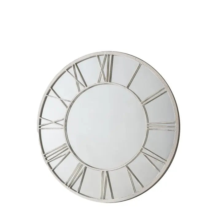 Ghedi Sergi Outdoor Mirror Distressed White — SantoLusso®