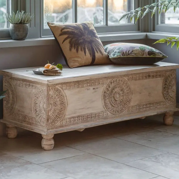 Ghedi Verdugo Storage Table Bench — SantoLusso®