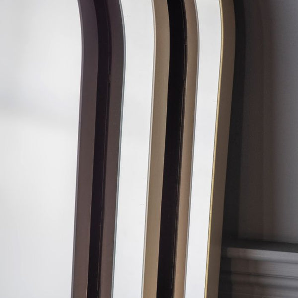 Ghedi Castrilli Arch Mirror Black — SantoLusso®
