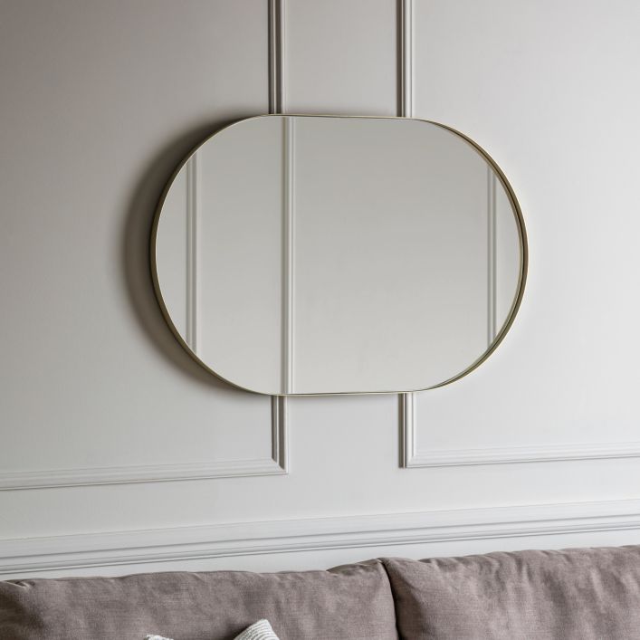 Ghedi Castrilli Elipse Mirror Champagne — SantoLusso®