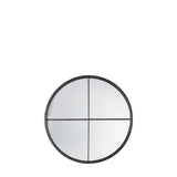Ghedi Costanti Mirror Black Round — SantoLusso®