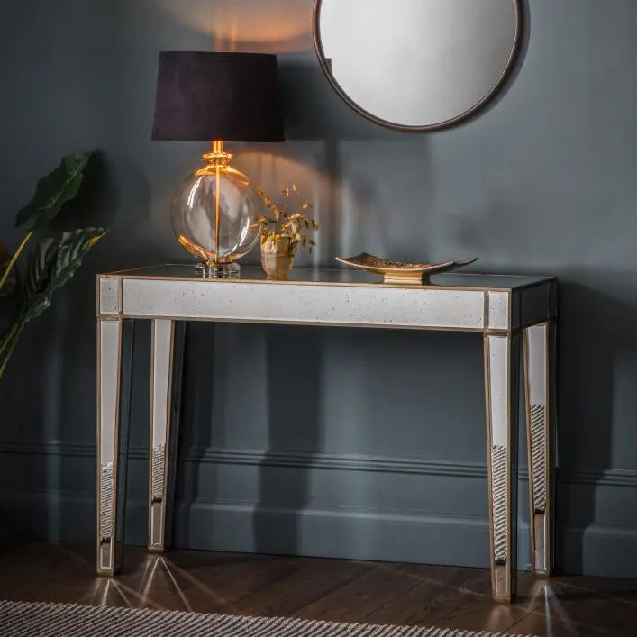 Ghedi Errante Mirror Console Table — SantoLusso®