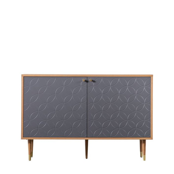 Ghedi Allaro 2 Door Cabinet Oak Grey — SantoLusso®
