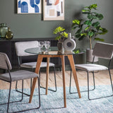 Ghedi Ebarallo Round Dining Table Oak — SantoLusso®