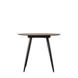 Ghedi Miera Round Dining Table Walnut — SantoLusso®