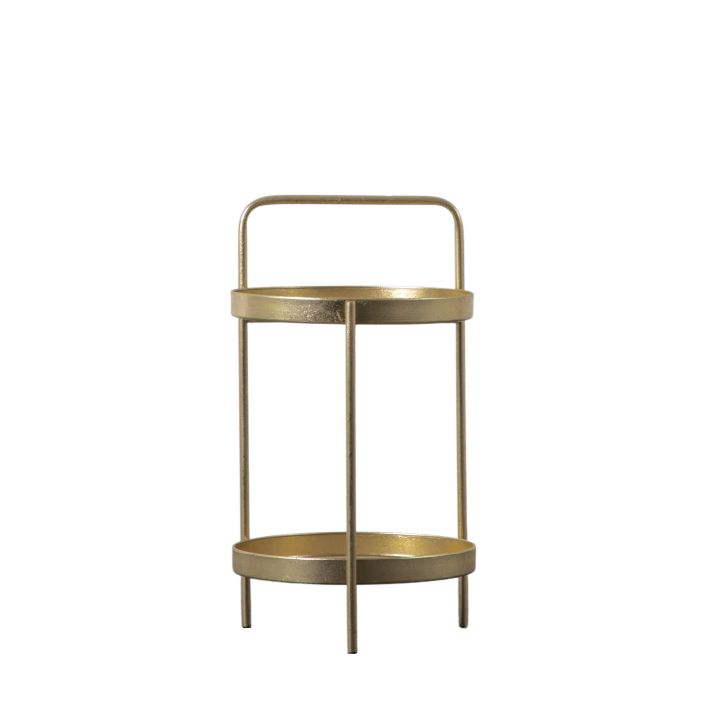 Ghedi Xuxa Side Table Gold — SantoLusso®