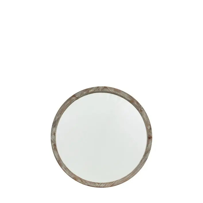 Ghedi Ettore Mirror Round Small Natural — SantoLusso®