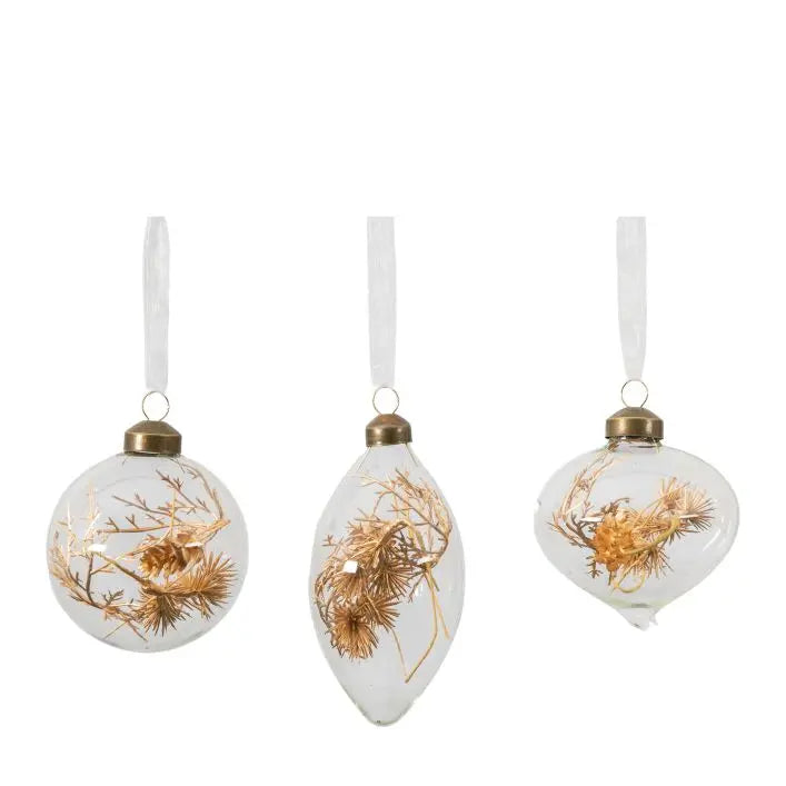 Ghedi Flora Baubles Bronze Set of 3 — SantoLusso®