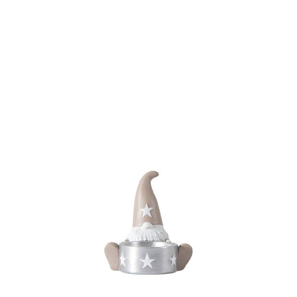 Ghedi Gerald Gonk Tealight Holder Beige — SantoLusso®