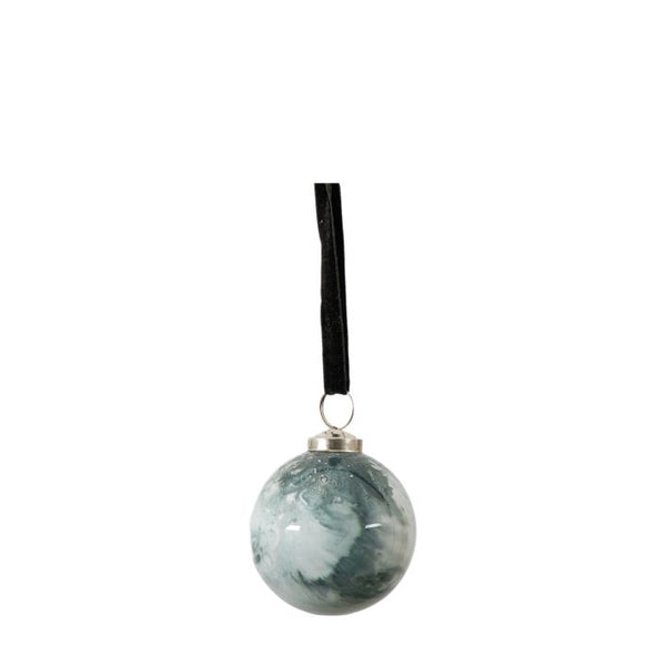 Ghedi Marbled Bauble Grey 6pk Small — SantoLusso®