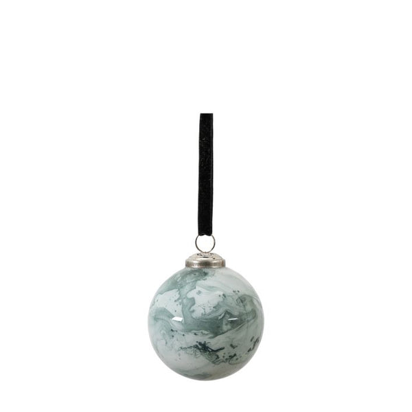 Ghedi Marbled Bauble Grey 6pk Large — SantoLusso®