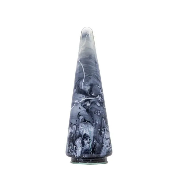 Ghedi Marbled Tree Black Glass Large — SantoLusso®