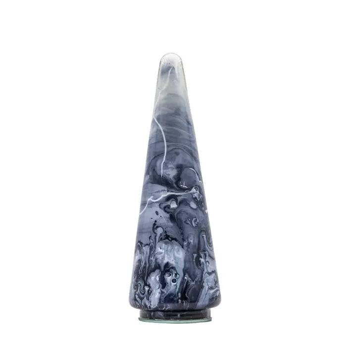 Ghedi Marbled Tree Black Glass Large — SantoLusso®