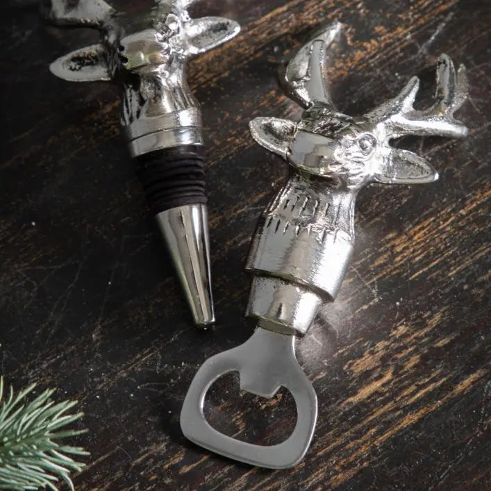 Ghedi Stag Bottle Opener Aluminium — SantoLusso®