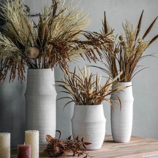 Ghedi Larson Vase White Medium — SantoLusso®