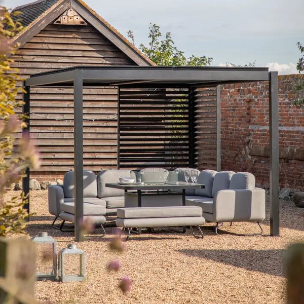 Ghedi Oras Pergola Black — SantoLusso®
