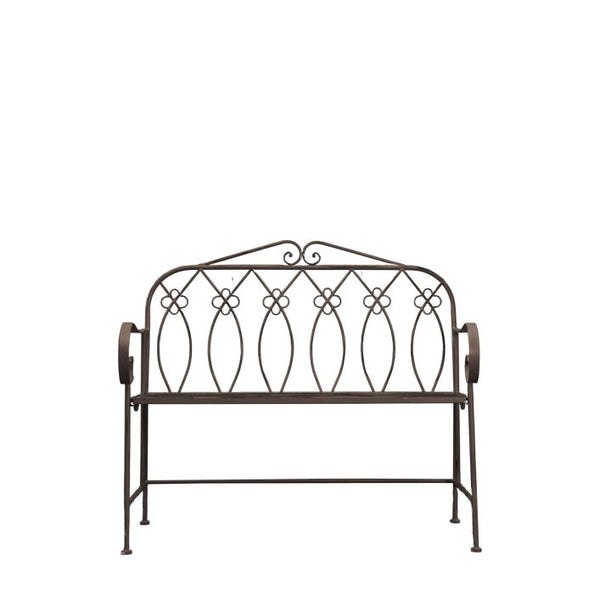 Ghedi Pierro Outdoor Bench Noir — SantoLusso®