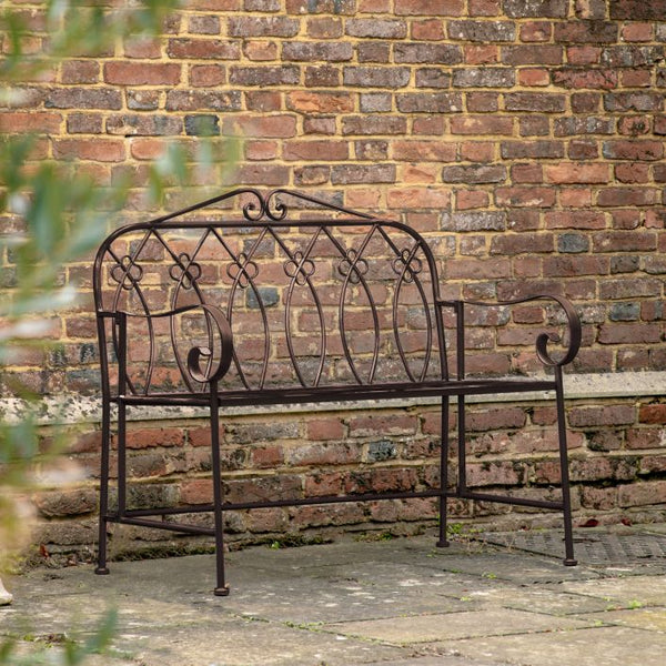 Ghedi Pierro Outdoor Bench Noir — SantoLusso®