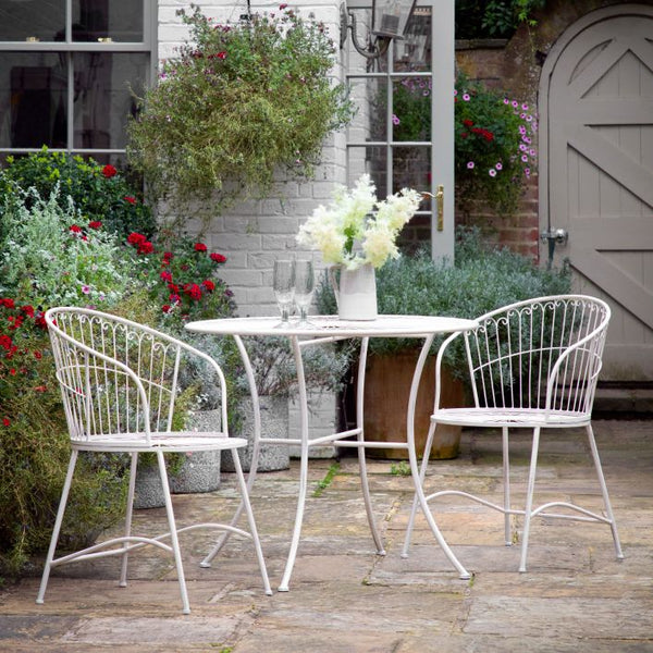 Ghedi Sonnato 2 Seater Bistro Set Vanilla — SantoLusso®