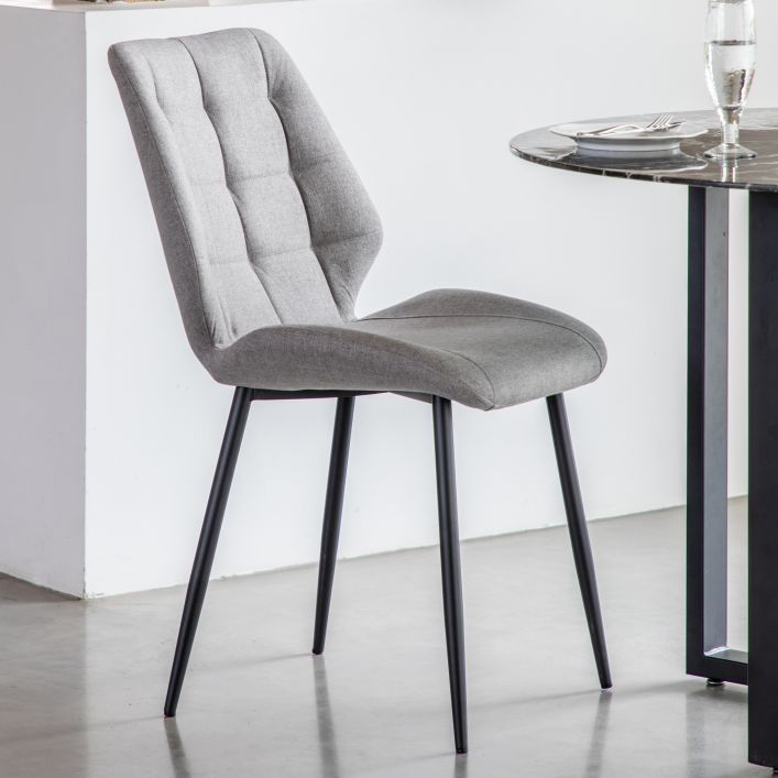 Ghedi Bertino Dining Chair Light Grey (2pk) — SantoLusso®