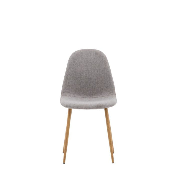 Ghedi Sitera Dining Chair Oak / Light Grey (2pk) — SantoLusso®
