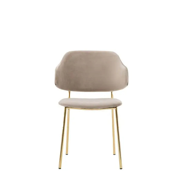 Ghedi Callano Dining Chair Taupe (2pk) — SantoLusso®