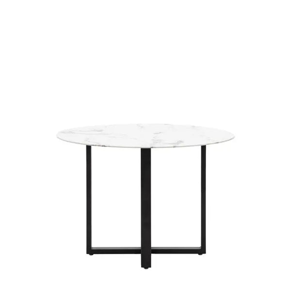 Ghedi Viri Dining Table White Effect — SantoLusso®