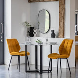 Ghedi Viri Dining Table White Effect — SantoLusso®