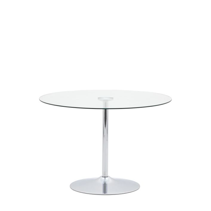 Ghedi Gianluca Dining Table Clear Glass — SantoLusso®