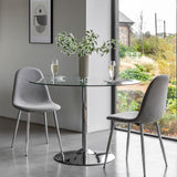 Ghedi Gianluca Dining Table Clear Glass — SantoLusso®
