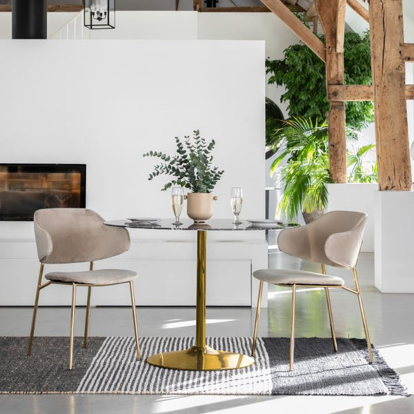 Ghedi Gianluca Dining Table Black Effect — SantoLusso®