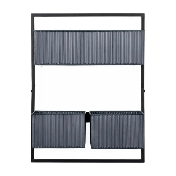 Ghedi Chadlington Wall Planter Black — SantoLusso®