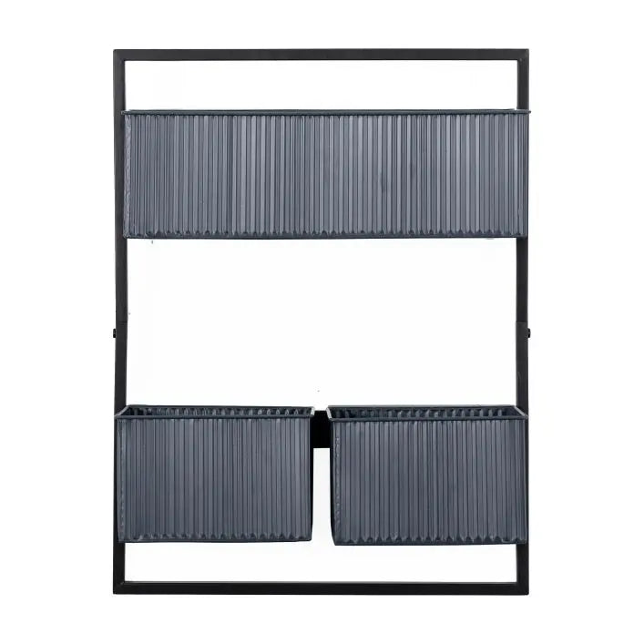 Ghedi Chadlington Wall Planter Black — SantoLusso®