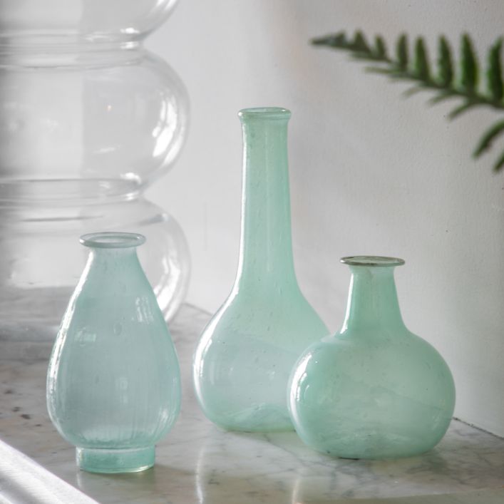 Ghedi Biba Vase Ice Blue (Set of 3) — SantoLusso®