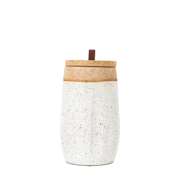 Ghedi Callow Jar White Natural — SantoLusso®