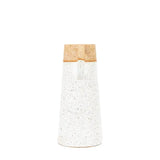 Ghedi Callow Pitcher Vase White Natural — SantoLusso®