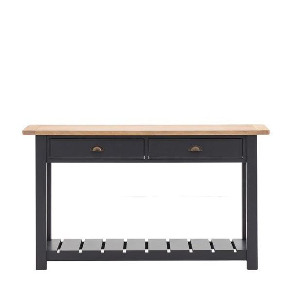 Ghedi Ivo 2 Drawer Console Meteor — SantoLusso®
