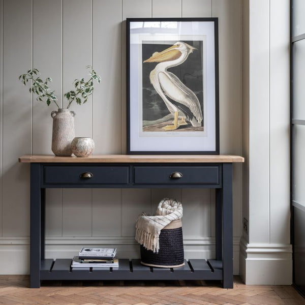 Ghedi Ivo 2 Drawer Console Meteor — SantoLusso®